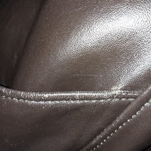 DANIER SZE L Brown 💯  leather coat🎉🎉Host Pick 1/8/25🎉🎉 - Picture 11 of 16